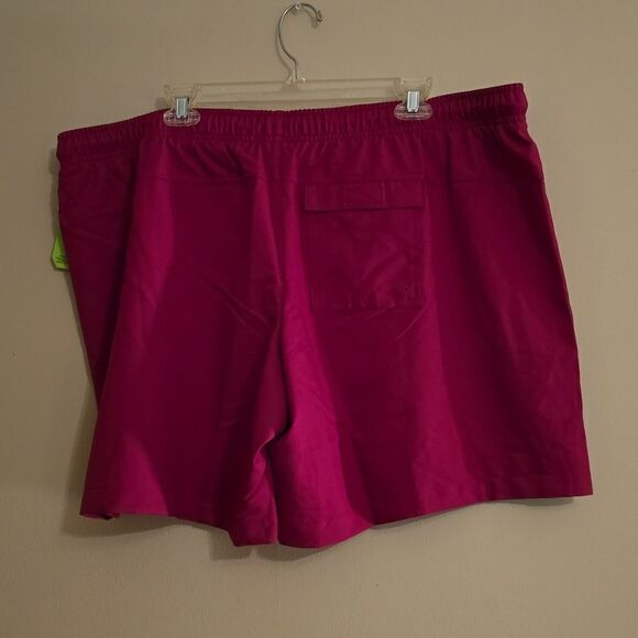 New DSG Men's 3XL Lifestyle Raspberry Drawstring Swimming Biking Jogging Shorts - Picture 3 of 8
